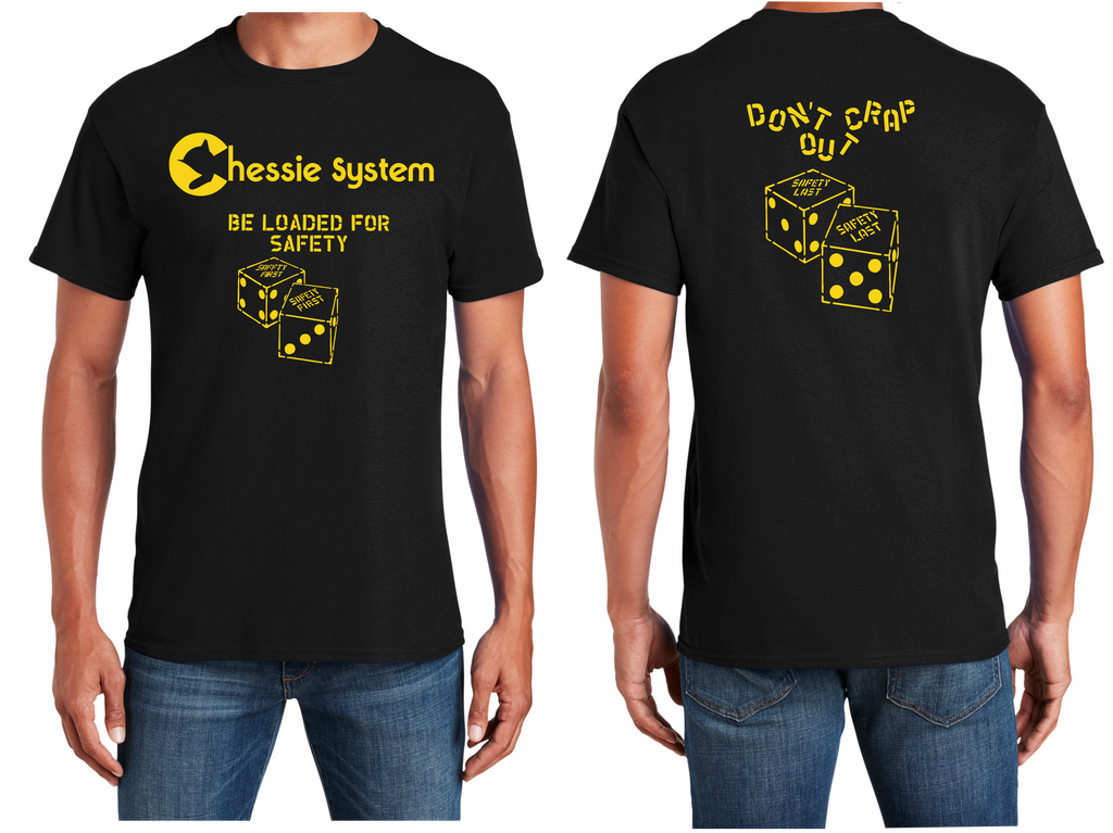 Chessie System Dice Safety Logo Shirt