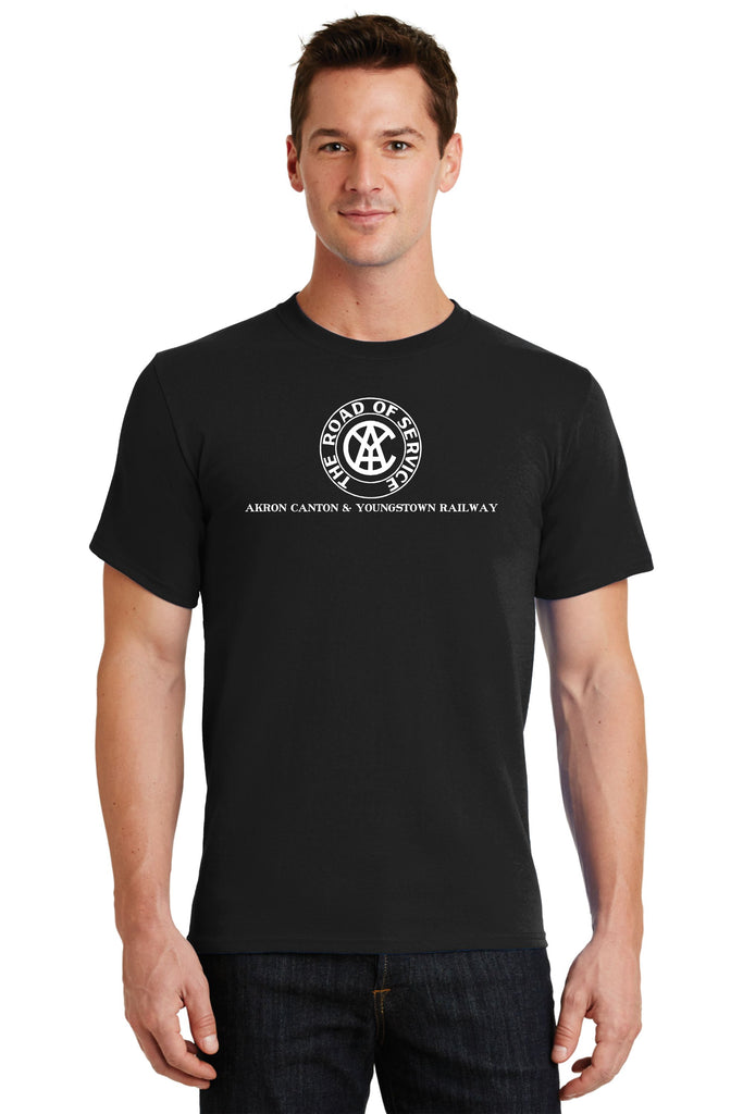 Akron Canton & Youngstown Railroad Steam Logo Shirt