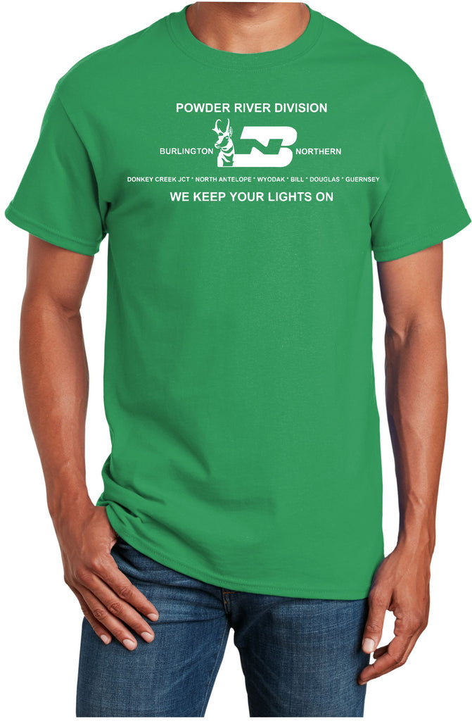 Burlington Northern Powder River Division Logo Shirt