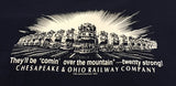 Chesapeake & Ohio Railway (C&O) "Comin' Over the Mountain" Shirt