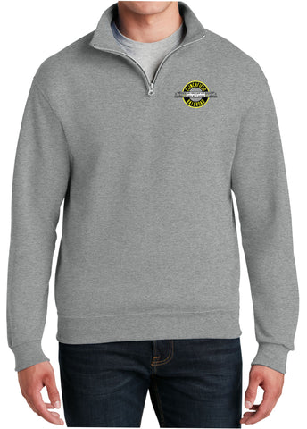 Clinchfield Logo  Embroidered Cadet Collar Sweatshirt