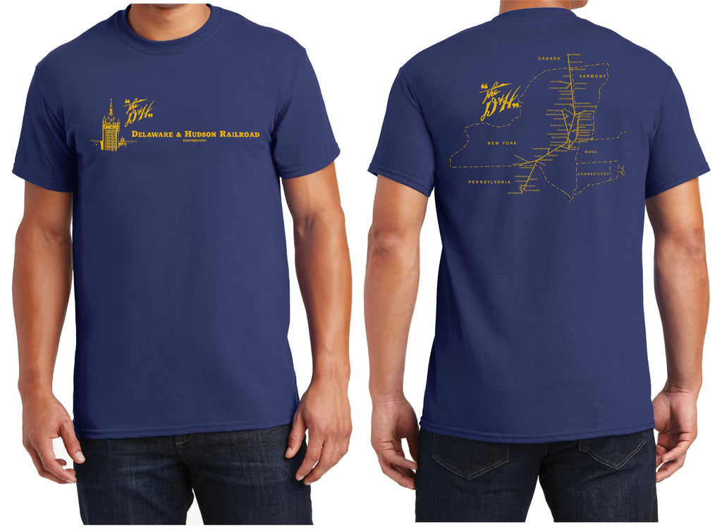 Delaware & Hudson Map Logo Shirt