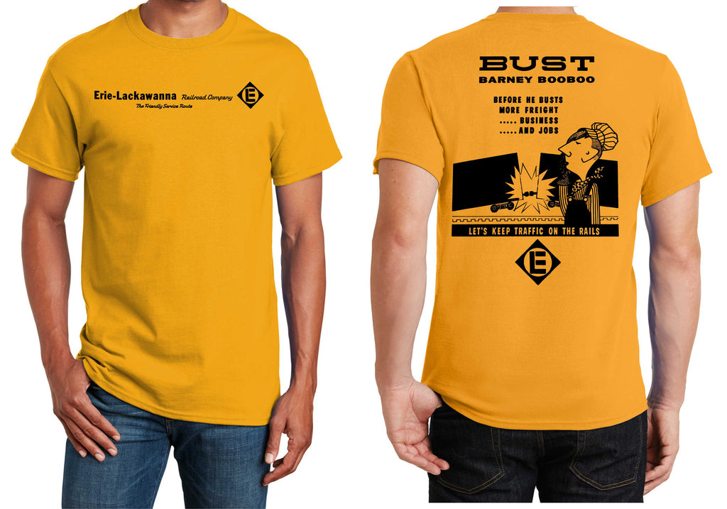 Erie Lackawanna "Barney Booboo" Safety Logo Shirt