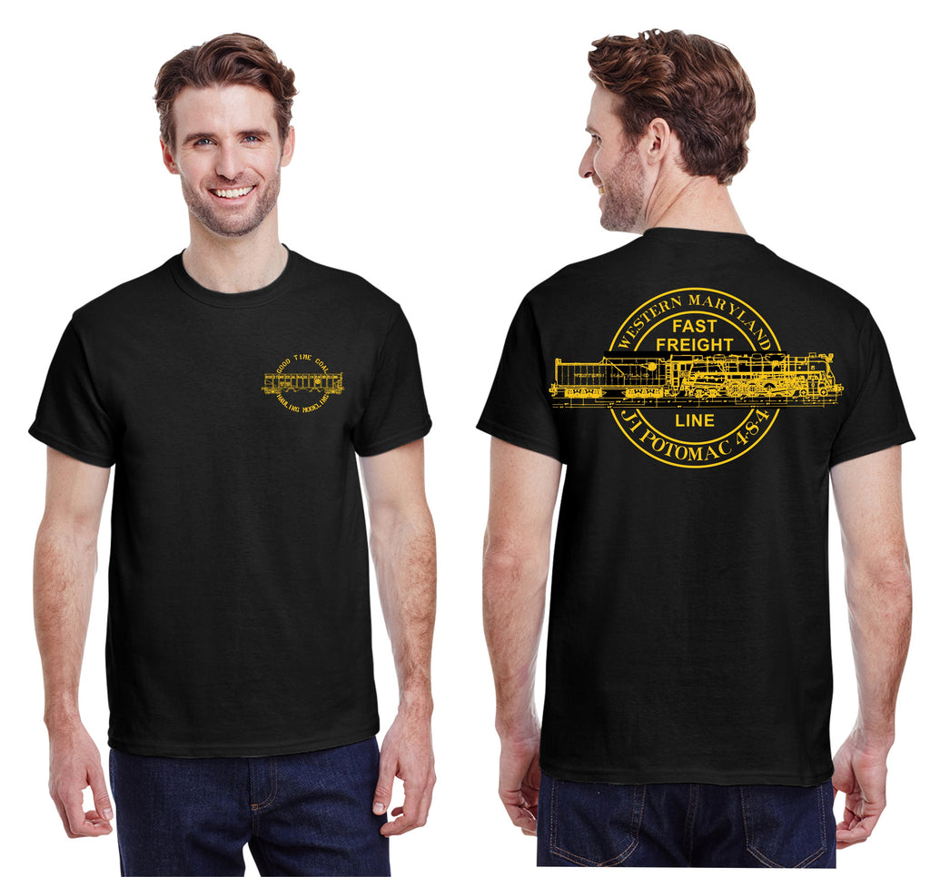 Western Maryland Railway Good Time Coal Hauling Hopper with Potomac Shirt