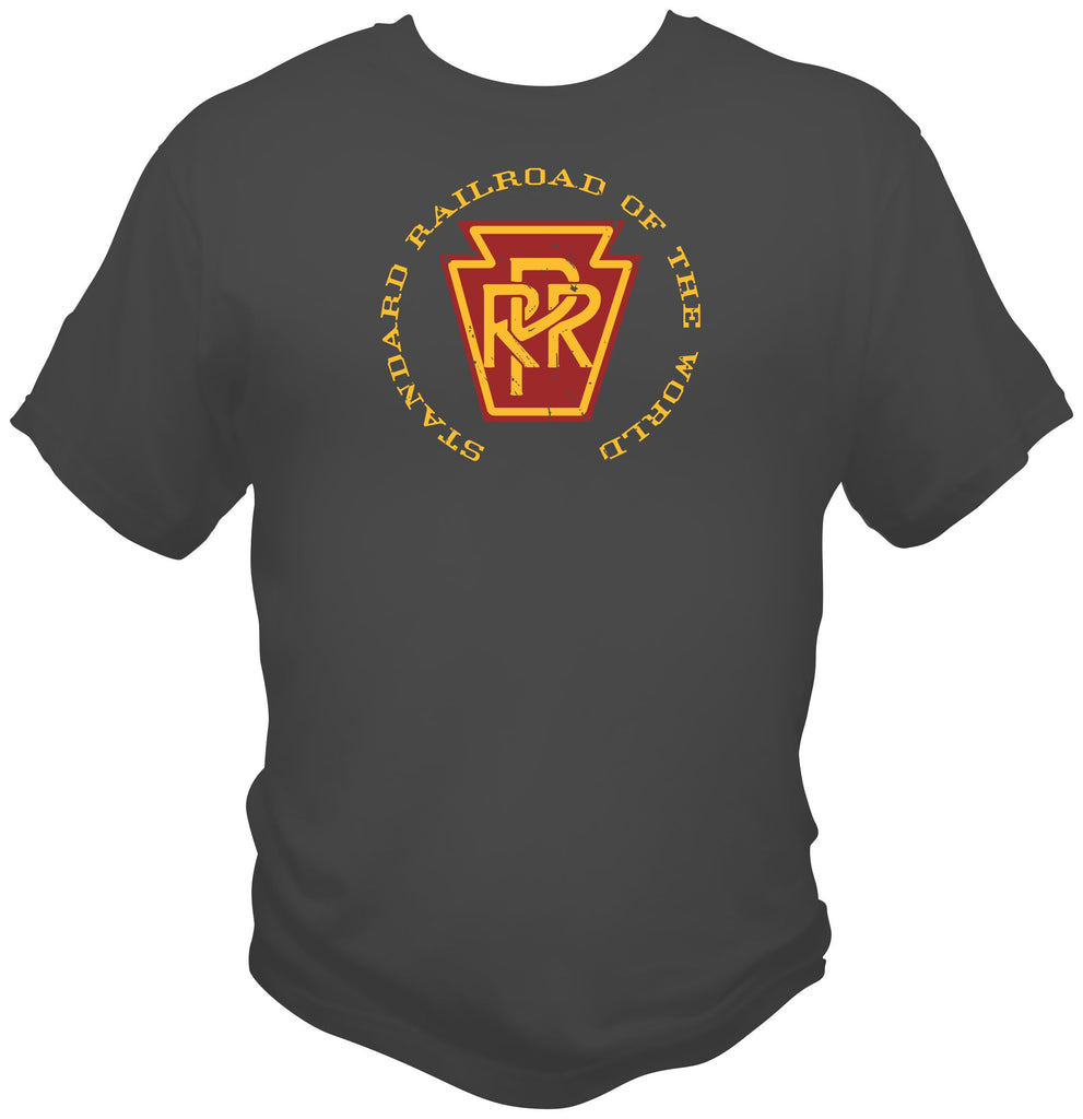 Pennsylvania Railroad (PRR) "Standard Railroad of the World" Faded Glory Shirt