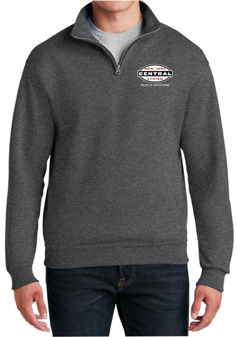 New York Central "Road to the Future" Logo  Embroidered Cadet Collar Sweatshirt