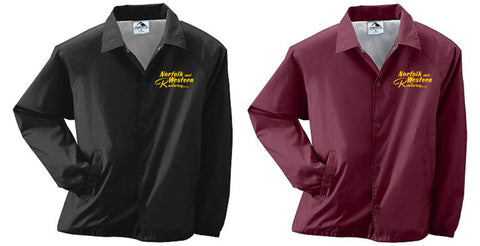 Norfolk and Western Script Logo Coach's Jacket Embroidered