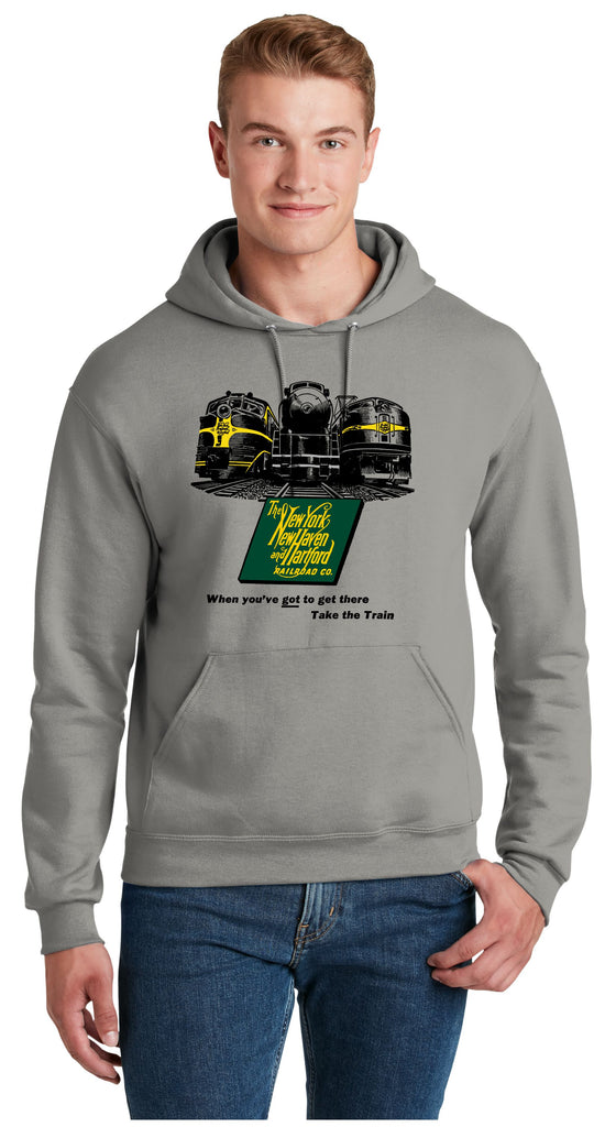 New Haven 3 Locomotive Logo Hoodie