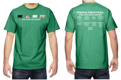 Penn Central  9 Regions w/ Divisions Logo Shirt
