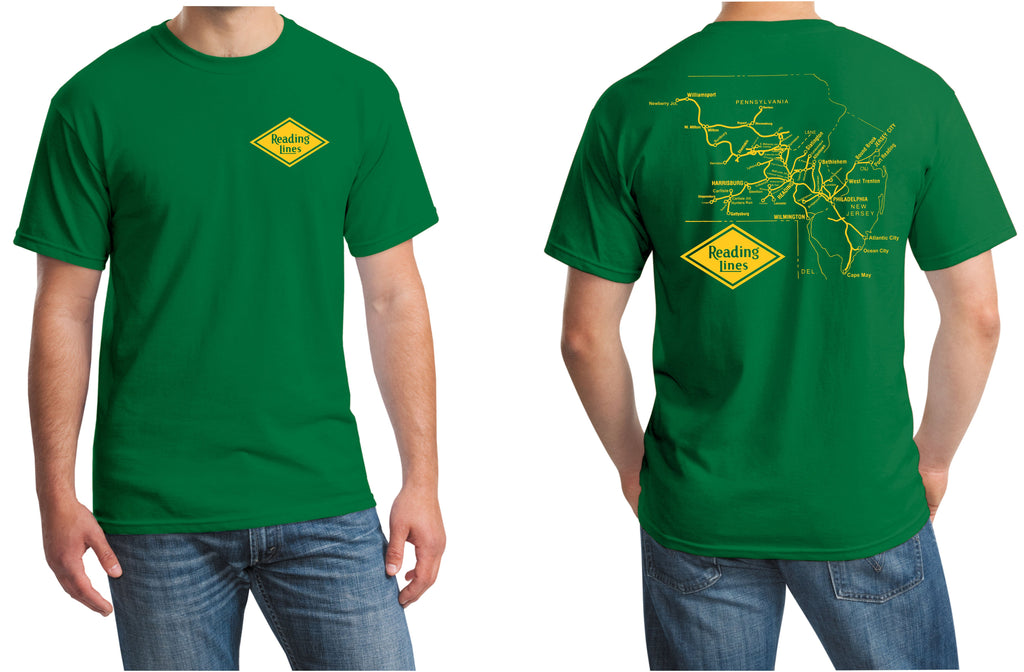 Reading Lines Map Logo Shirt