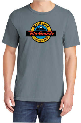 Denver & Rio Grande"Thru the Rockies"Logo Shirt