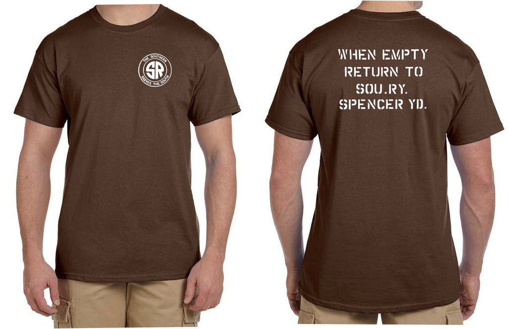 Southern Railway "When Empty Spencer Yd." Logo Shirt