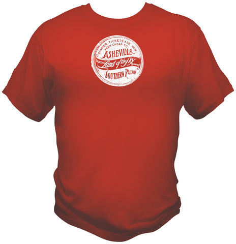 Southern Railway (SOU) Asheville Logo Faded Glory Shirt