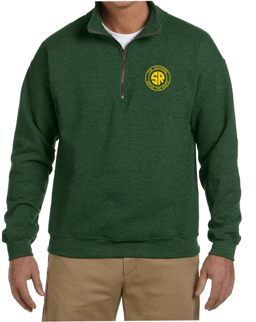 Southern Railway Logo  Embroidered Cadet Collar Sweatshirt