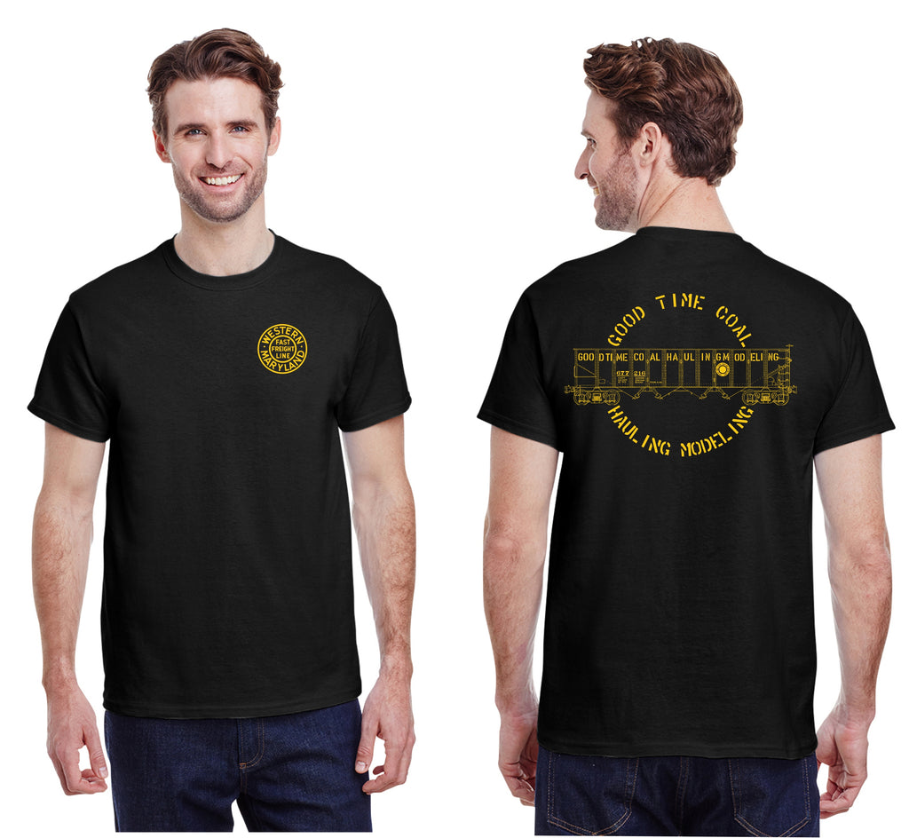 Western Maryland Railway Good Time Coal Hauling Hopper Shirt