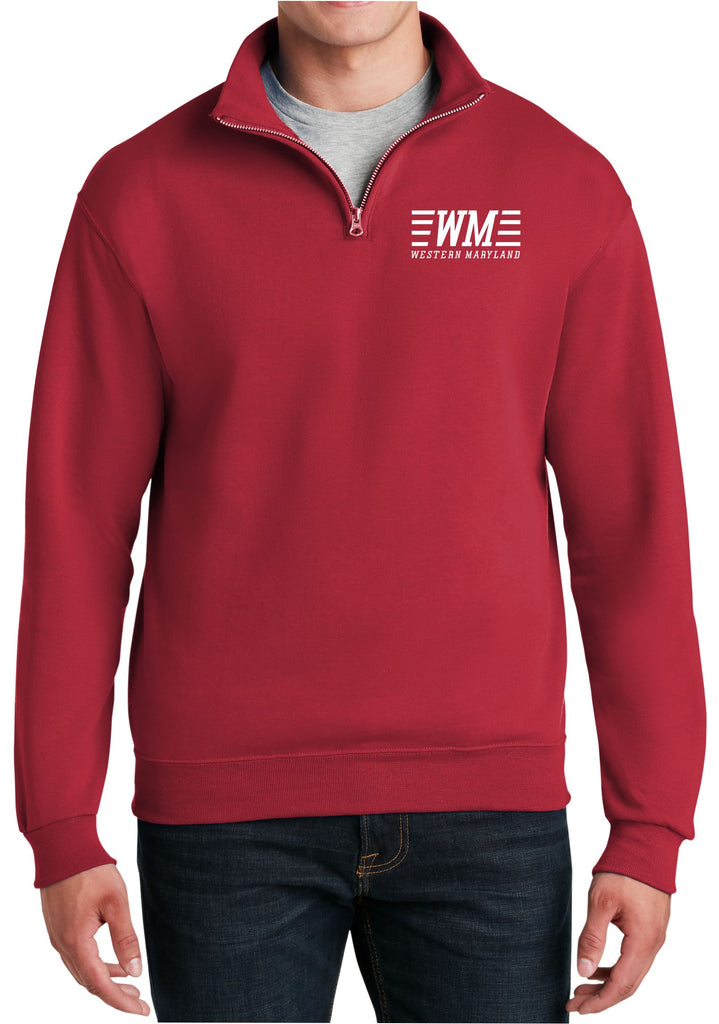 Western Maryland Speed Logo Embroidered Cadet Collar Sweatshirt