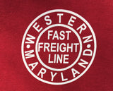 Western Maryland with Railroad Recording Marks Shirt