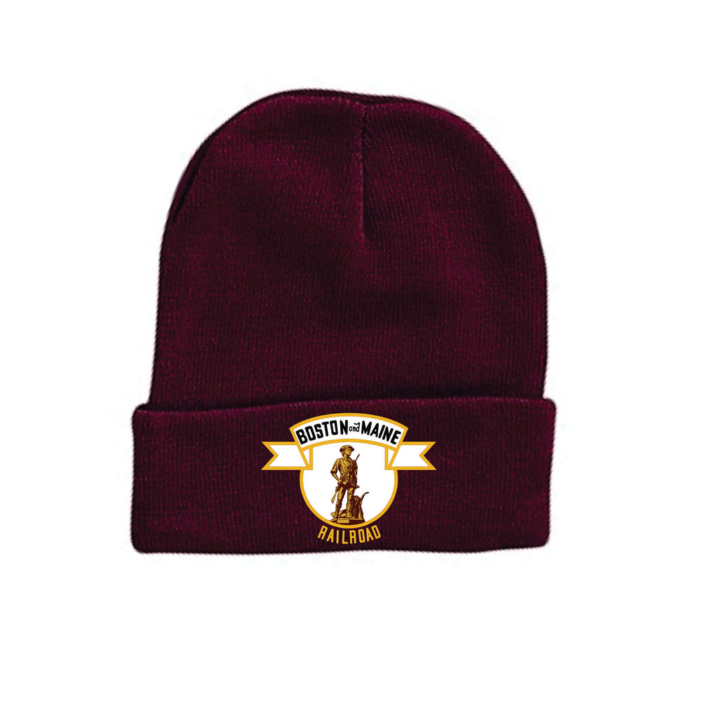 Boston And Maine Minute Man Embroidered Toboggan