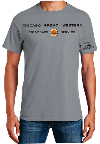 Chicago Great Western Piggyback Logo Shirt