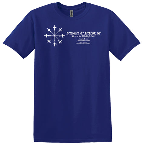 Executive Jet Aviation Inc. "David Bevan" Mile High Club Shirt