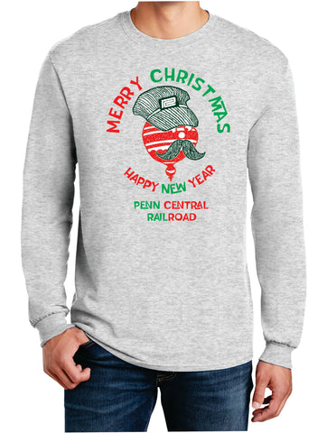 Penn Central Christmas Logo Long Sleeve Shirt