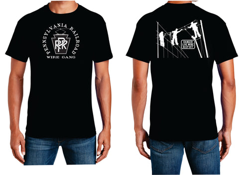 Pennsylvania Railroad Wire Gang Logo Shirt
