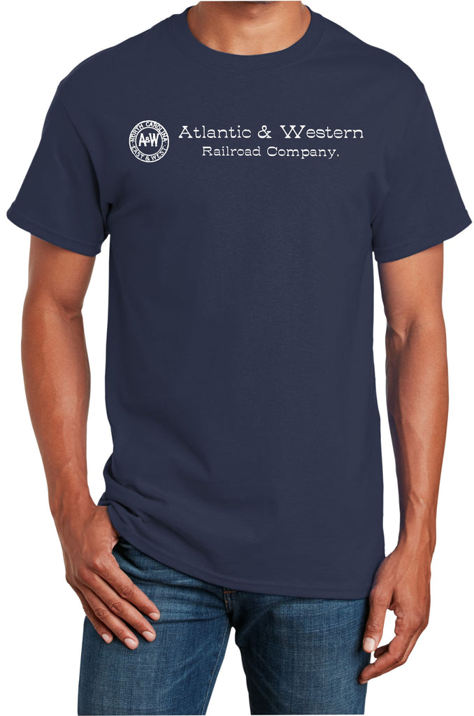 Atlantic & Western Railroad Letterhead Logo Shirt