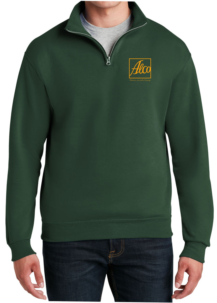 Alco Logo  Embroidered Cadet Collar Sweatshirt