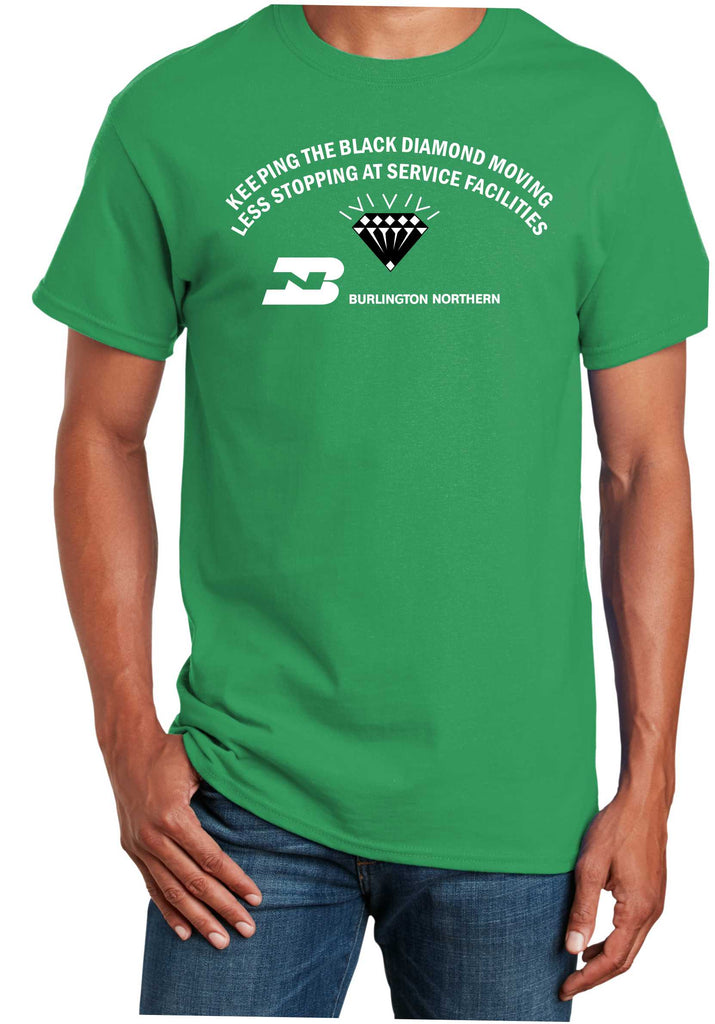 Burlington Northern Black Diamond  Logo Shirt