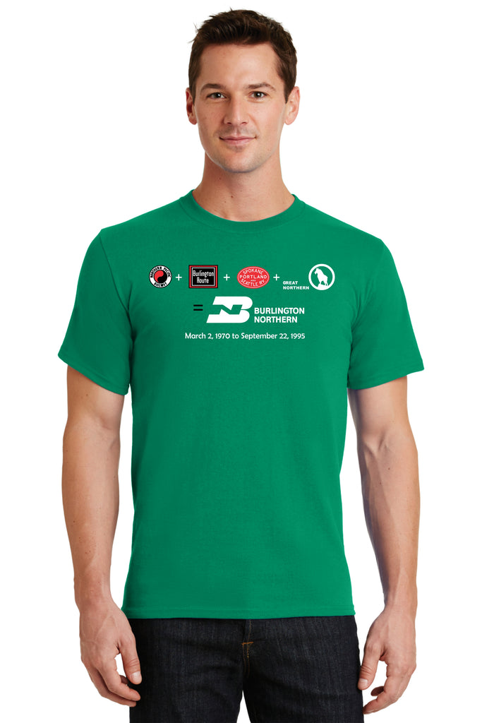 Burlington Northern Railroad Merger Logo Shirt