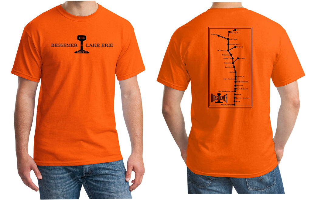 Bessemer & Lake Erie Map Shirt