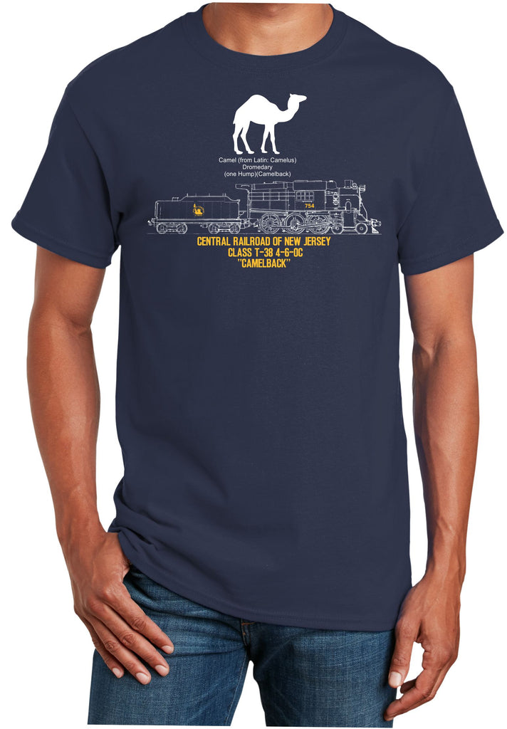 Central Railroad of New Jersey Camelback Shirt