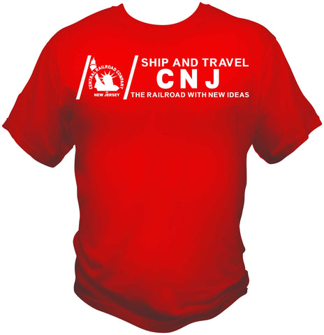 Central RR of New Jersey (CNJ) Ship and Travel Shirt