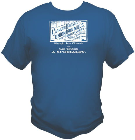Carnegie Bros & co Union Iron Mills Logo Shirt