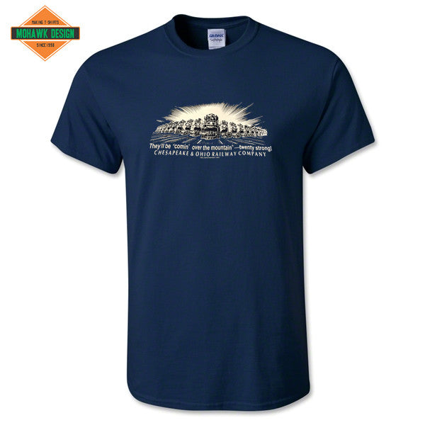 Chesapeake & Ohio Railway (C&O) "Comin' Over the Mountain" Shirt