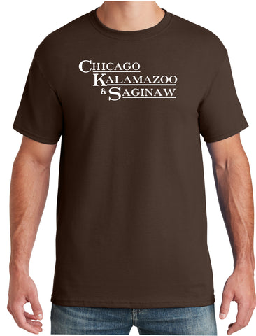 Chicago Kalamazoo and Saginaw Railway Boxcar Logo Shirt