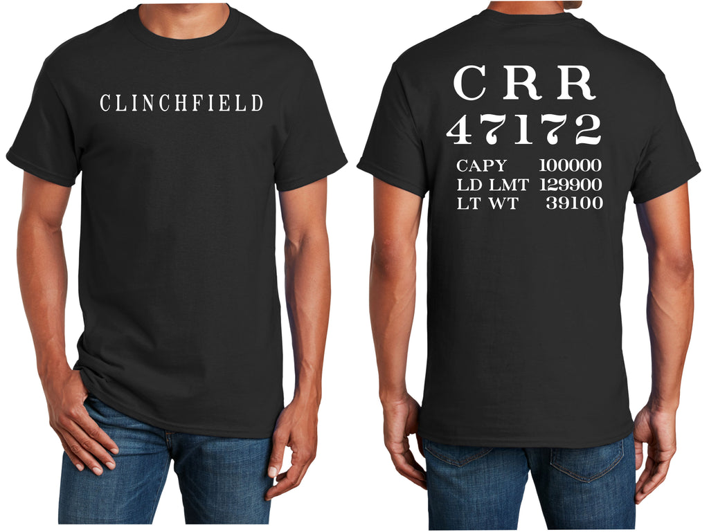 Clinchfield Railroad Hopper Car Recording Marks Shirt
