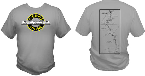 Clinchfield Railroad Logo & Map Shirt