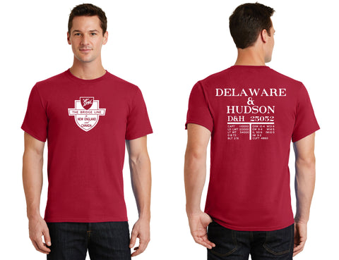 Delaware and Hudson Box Car Recording Marks Logo Shirt