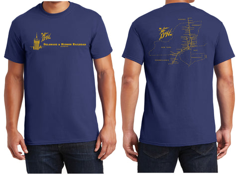 Delaware & Hudson Map Logo Shirt