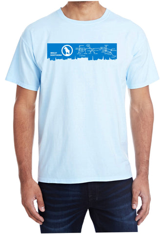 Great Northern Map Faded Glory Logo Shirt