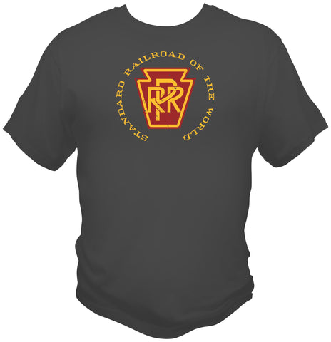 Pennsylvania Railroad (PRR)  "Standard Railroad of the World" Faded Glory Shirt