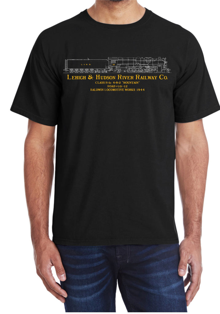 Lehigh & Hudson River Railway R-1d "Mountain" Faded Shirt