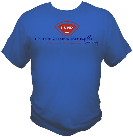 Lehigh & Hudson Railway Letterhead Logo Faded Glory Shirt