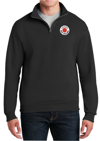 Lehigh and New England Logo  Embroidered Cadet Collar Sweatshirt
