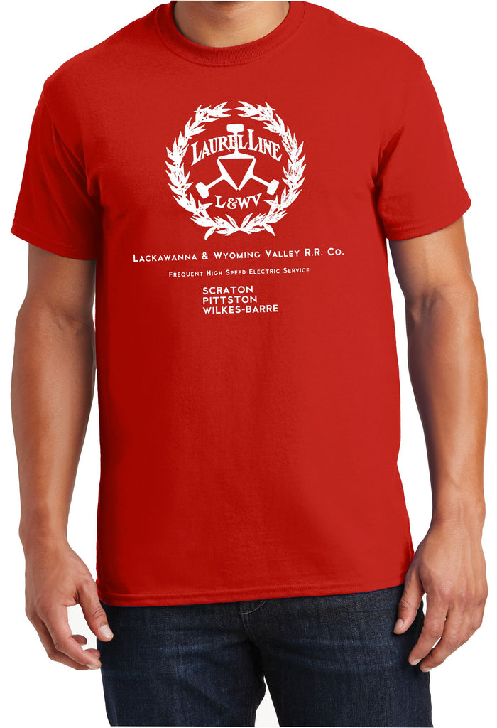 Lackawanna & Wyoming Valley Railroad "The Laurel Line" Logo Shirt