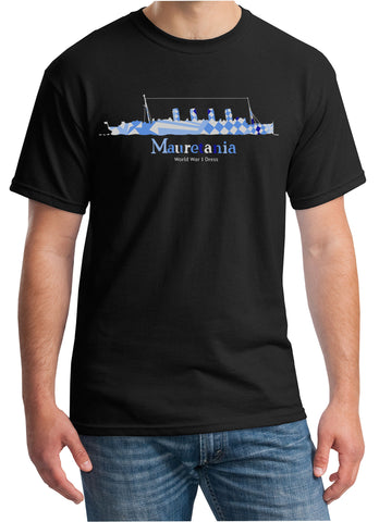 Mauretania Dazzle Scheme Logo Shirt