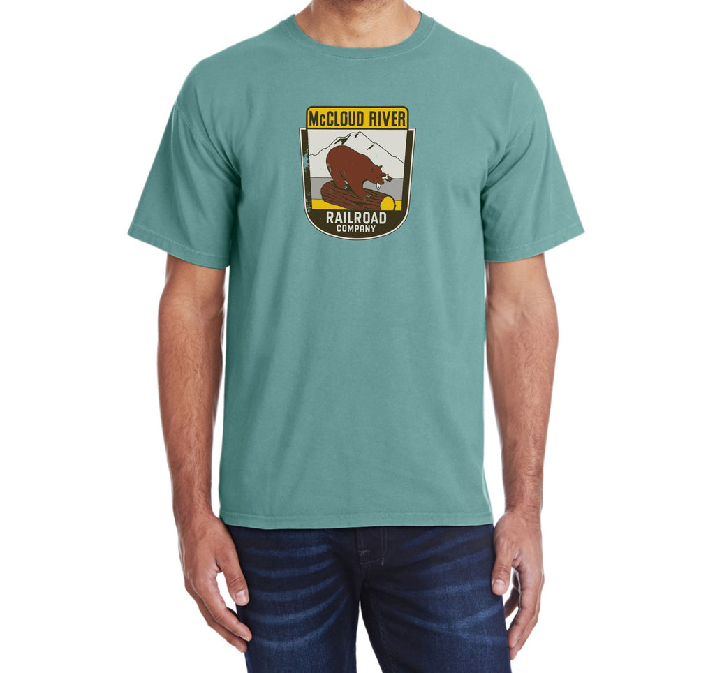 McCloud River Railroad Company Faded Glory Logo Shirt