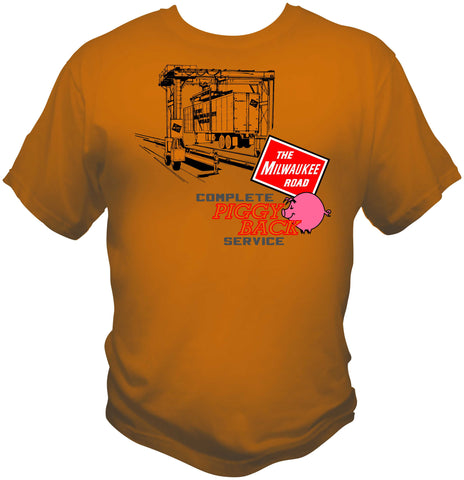 Milwaukee Road Piggy Back Service Shirt