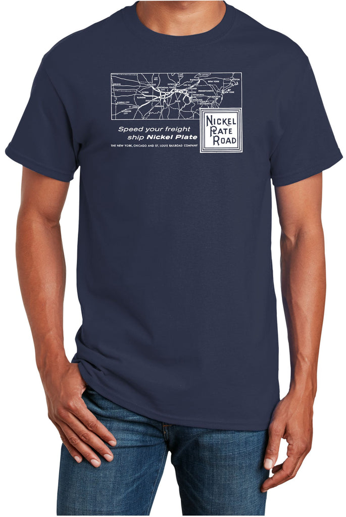 Nickel Plate Road Map Logo Shirt